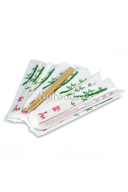 Палочки бамбуковые одноразовые для еды в инд.уп. 3000шт  一次性竹筷子