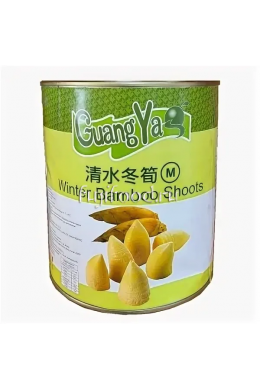 Ростки бамбука консервированные целые BAMBOO SHOT "LUO XIAO SHAN" 2,95кг   清水冬笋