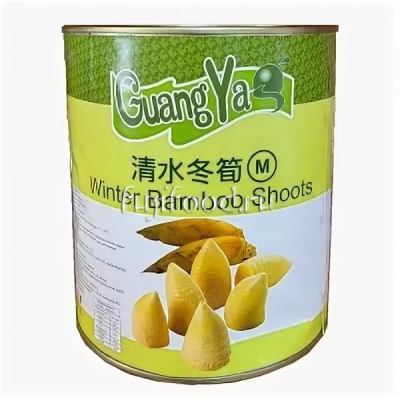 Ростки бамбука консервированные целые BAMBOO SHOT "LUO XIAO SHAN" 2,95кг   清水冬笋