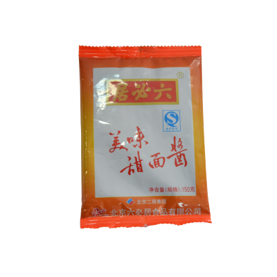 Паста соевая сладкая для утки ТИМИНЖАН 150г   六必居甜面酱