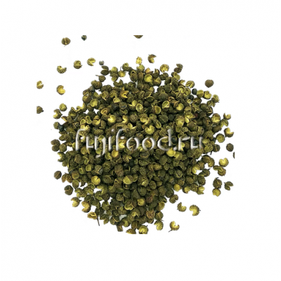 Перец сычуаньский зеленый целый горошек сушеный 1кг  麻椒 