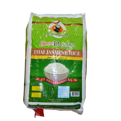 Рис жасминовый длиннозерный Премиум (PREMIUM QUALITY THAI JASMINE RICE "SUN PANDA") Таиланд 10 кг/мешок  泰国香米
